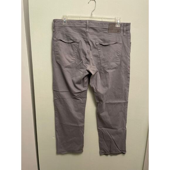 Adriano Goldschmied Mens The Graduate Tailored Leg Pants 36x34 Gray Casual FLAW - Picture 3 of 11